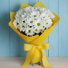 Букет цветов из:  Хризантемы #REPLACE_PRED# Холодном