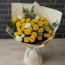 Букет цветов из:  Розы #REPLACE_PRED# Холодном