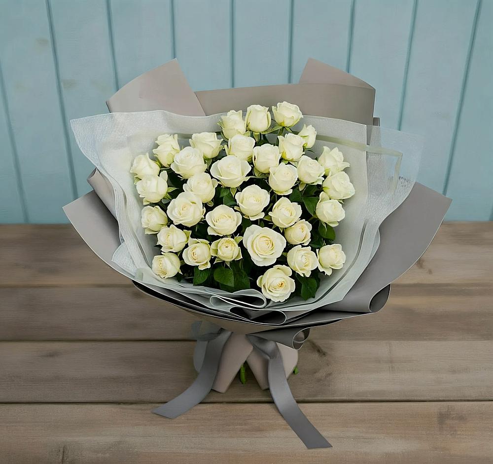Букет Белоснежная нежность в Холодном