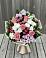 Букет цветов из: Альстромерии, Гвоздики, Розы и Хризантемы в Холодном