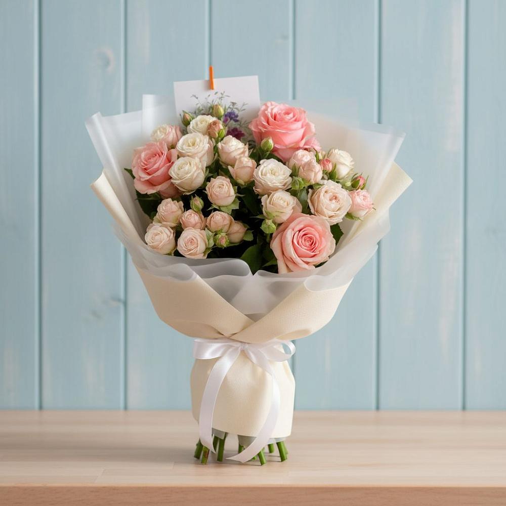 Букет цветов из: Розы в Холодном