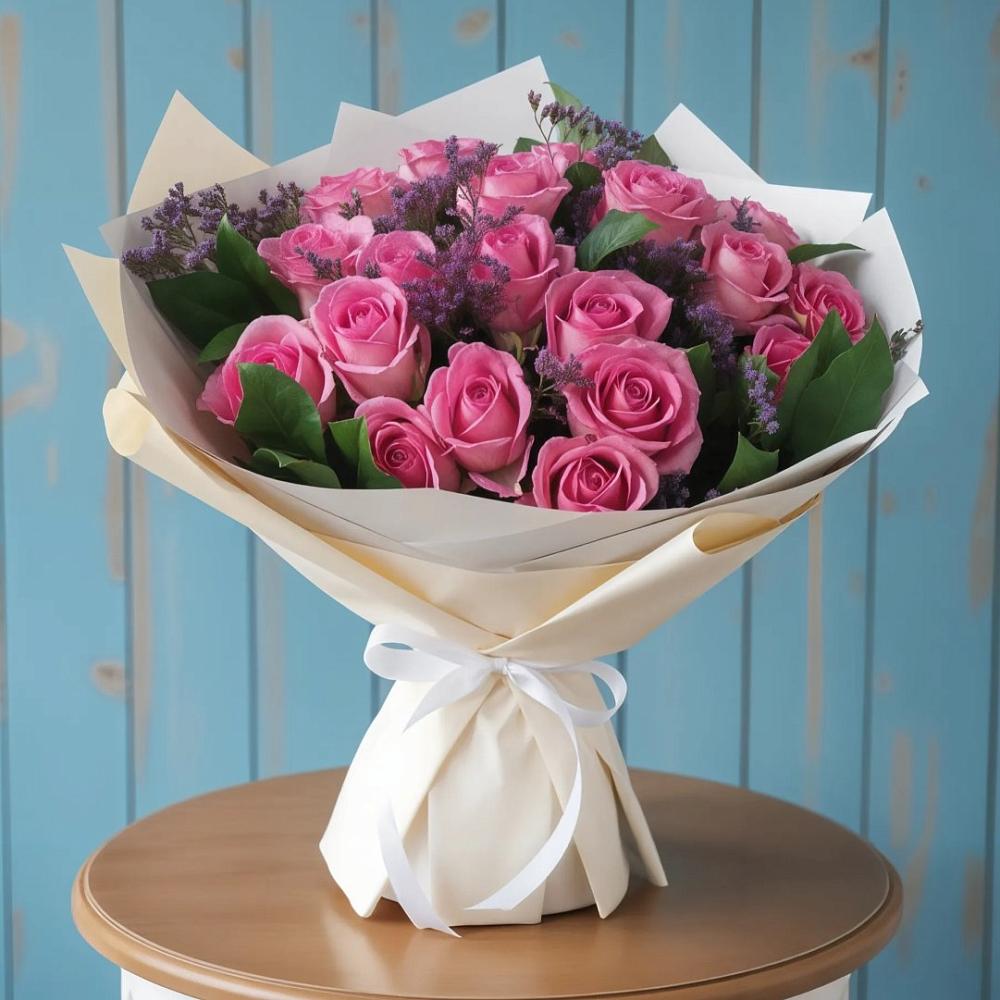 Букет цветов из: Розы в Холодном