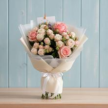 Букет цветов из:  Розы #REPLACE_PRED# Холодном