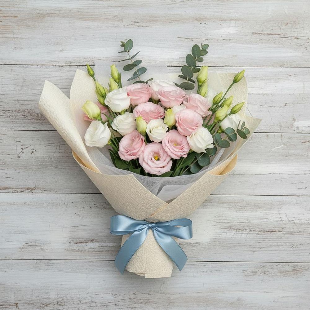 Букет цветов из: Лизиантусы в Холодном